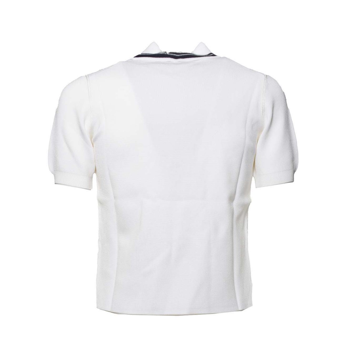 Tシャツ・カットソー Wales Bonner Verse Viscose Polo White Wales Bonner Verse Viscose Polo White T-Shirt | THE LIST