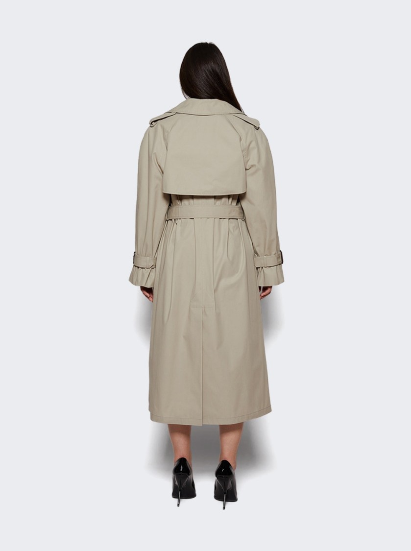 Wardrobe.nyc Double-breasted Belted Trench Coat