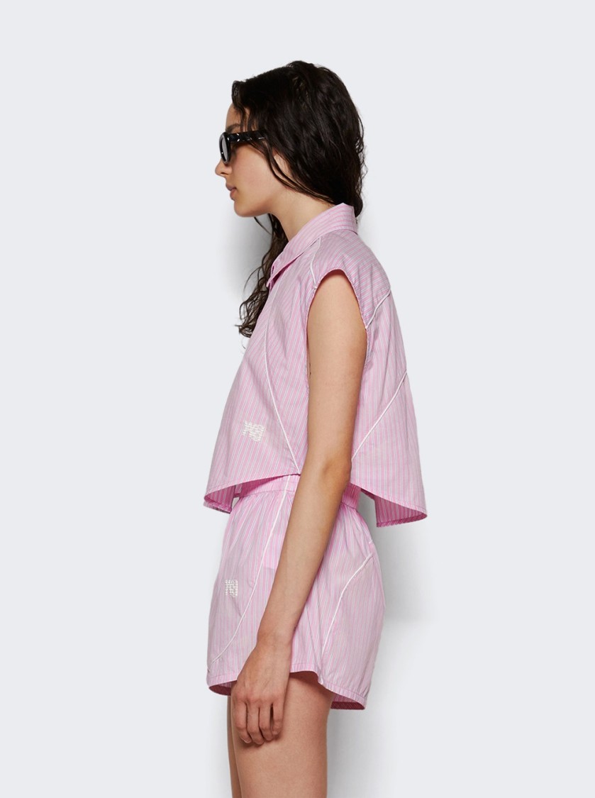 ALEXANDER WANG T T BY ALEXANDER WANG CROPPED BUTTON-UP SHIRT