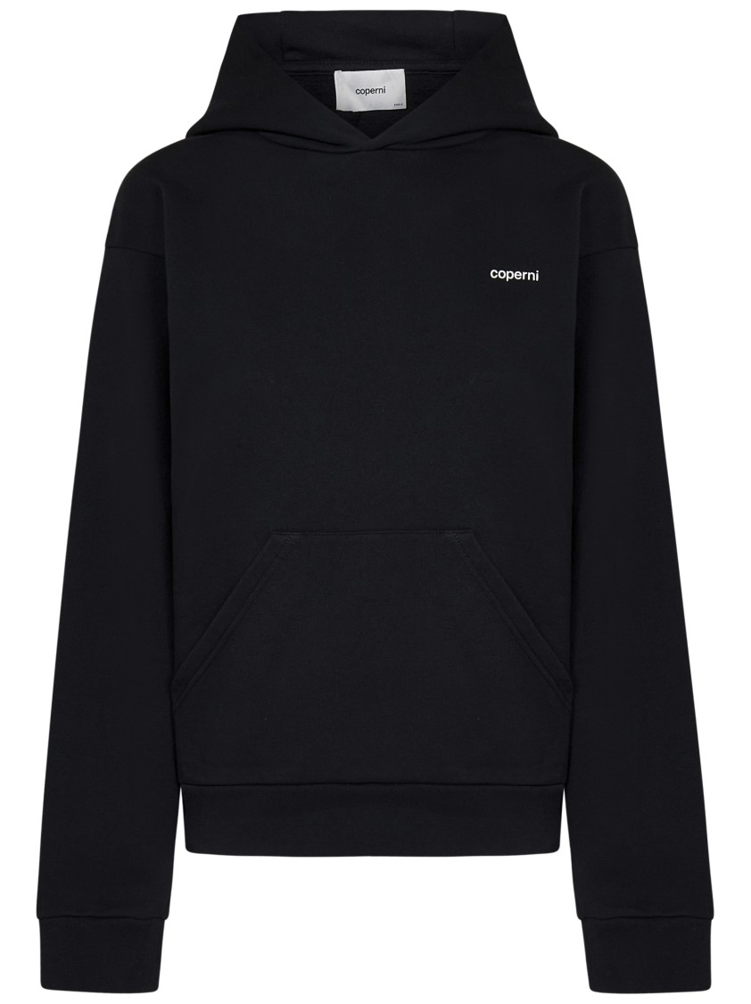 Coperni Black Sweater With Iconic Logo Print In Black