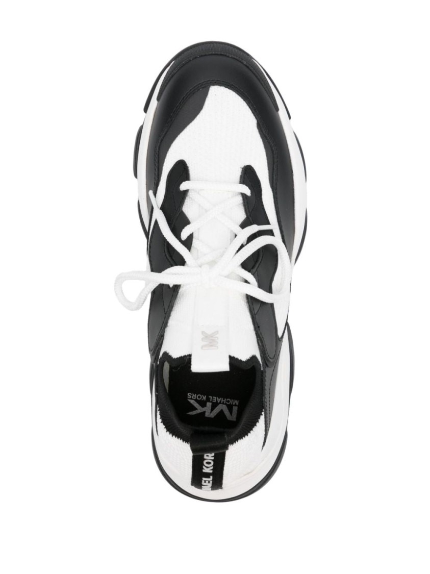 Michael Kors Atlas Knit Trainer In White