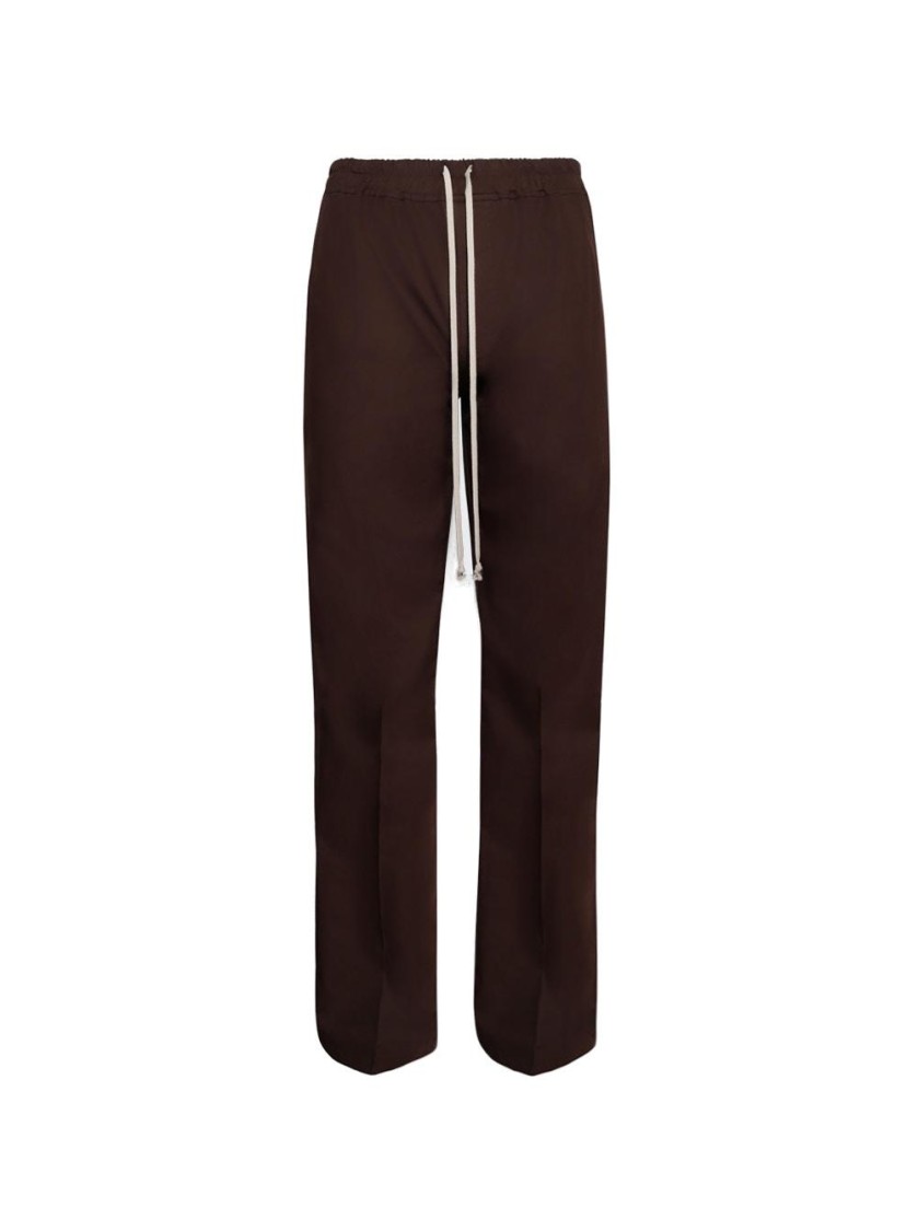 Rick Owens Dietrich Drawstring Pants Mahogany