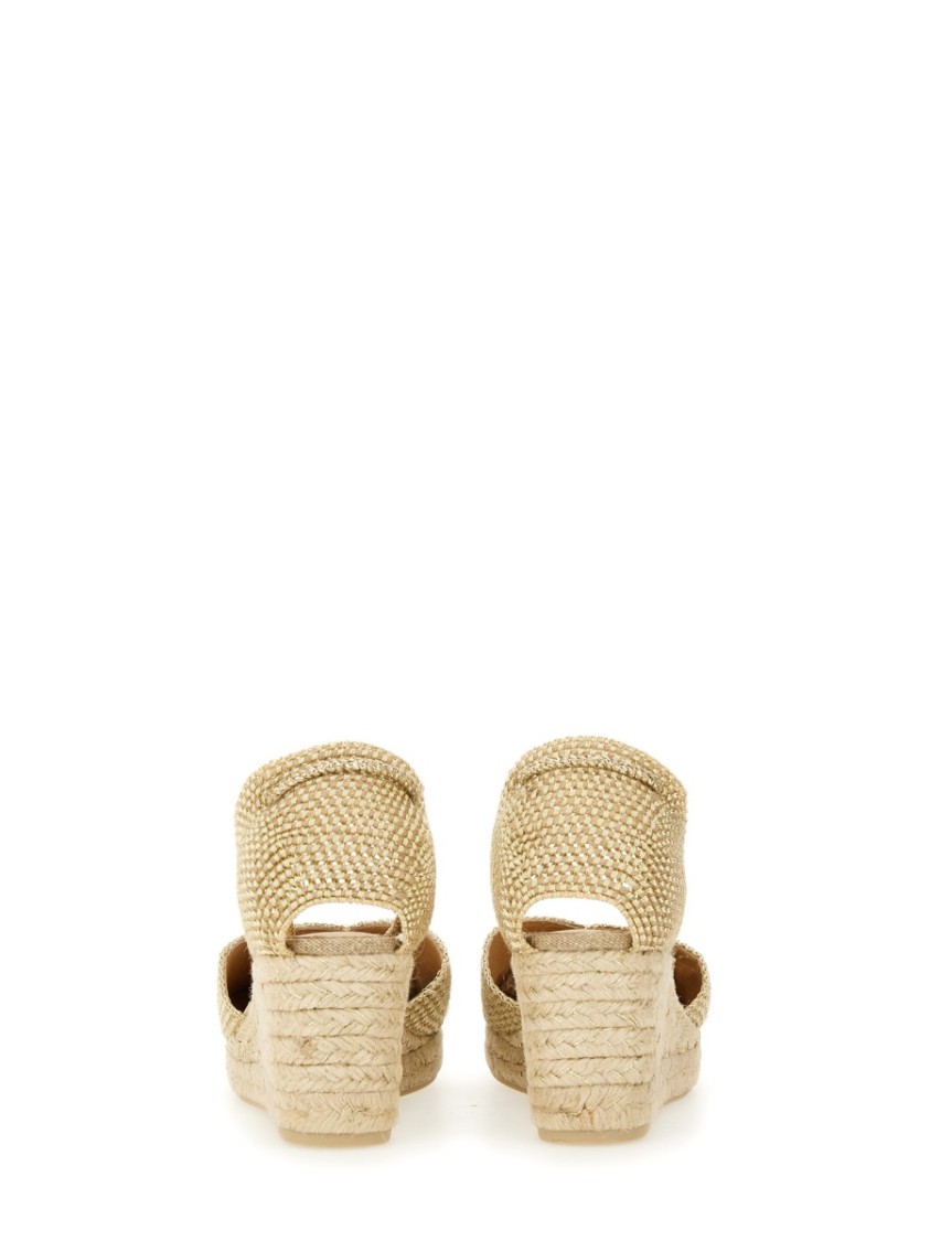 Shop Castaã±er Castaner "cora" Espadrille In Gold