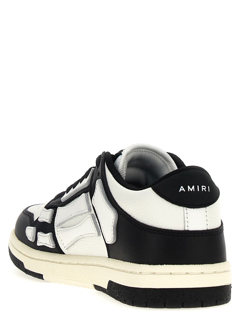 Amiri 'skel Top Low' Sneakers In Black