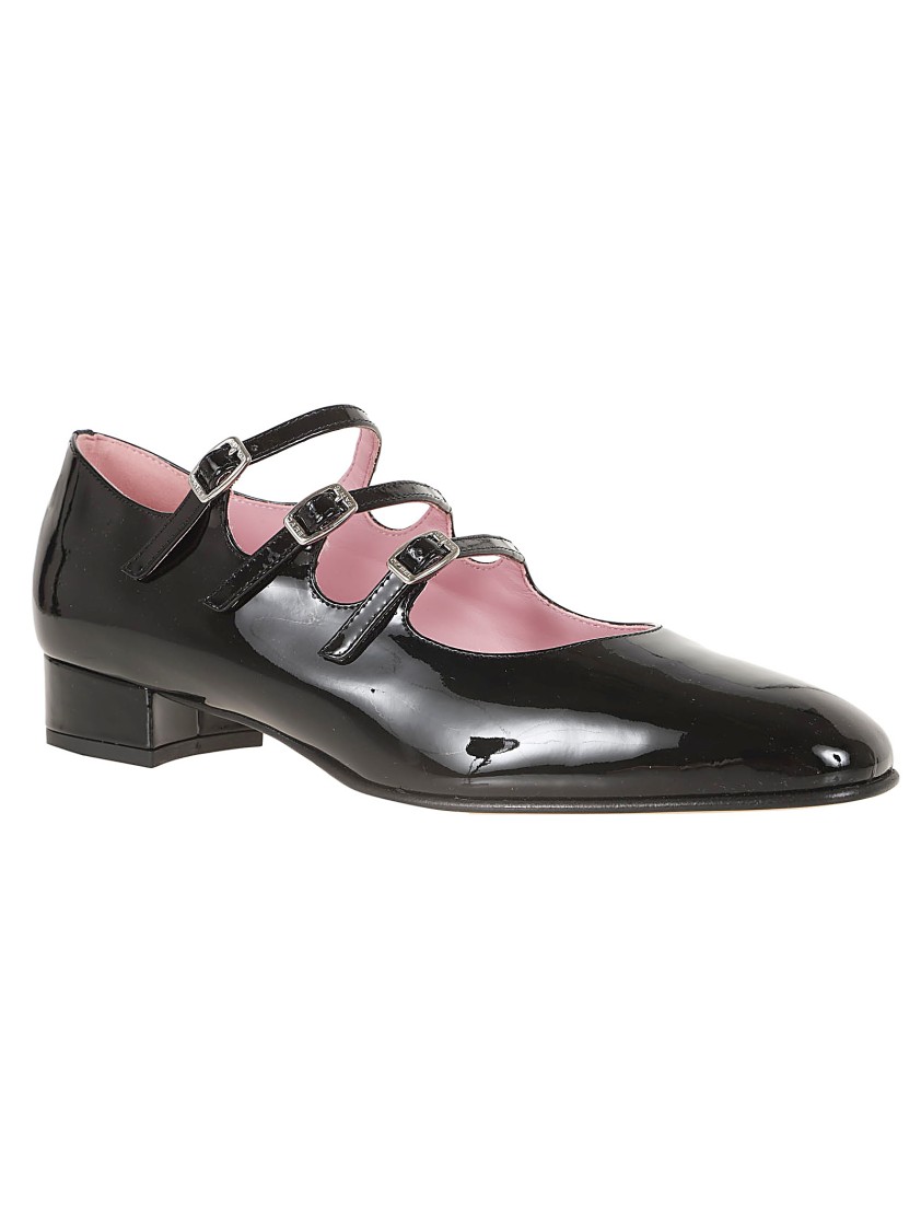CAREL PARIS CAREL PARIS TIMELESS MARY JANE WITH ADJUSTABLE STRAPS AND LOW HEEL