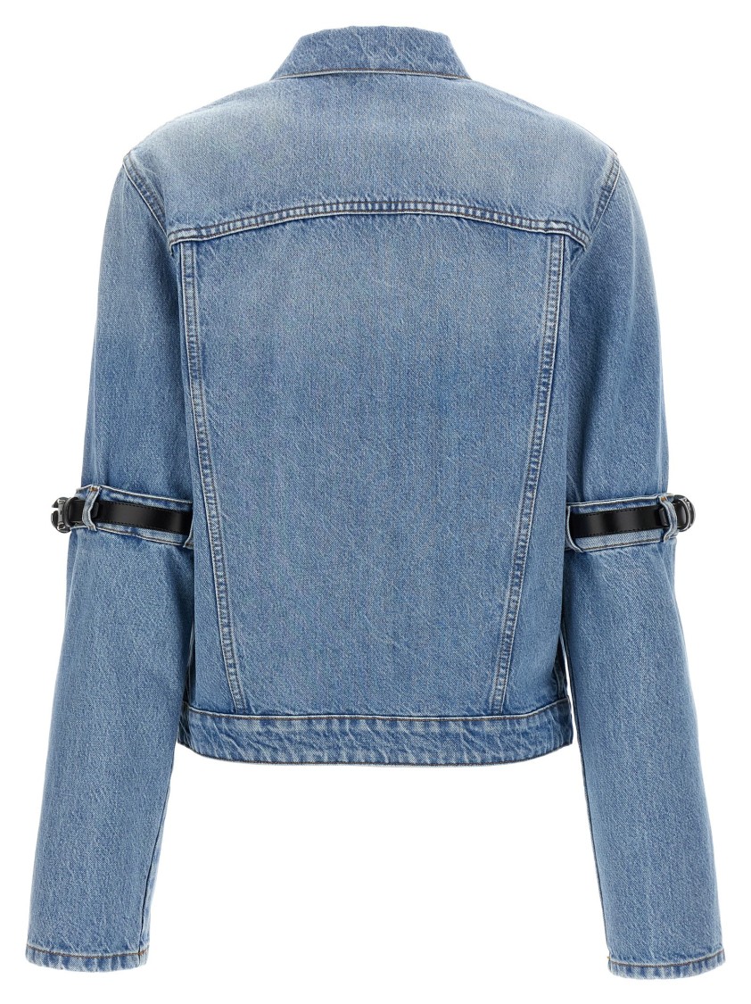 Coperni Hybrid Denim Short Casual Jackets And Parka Blue In Blue