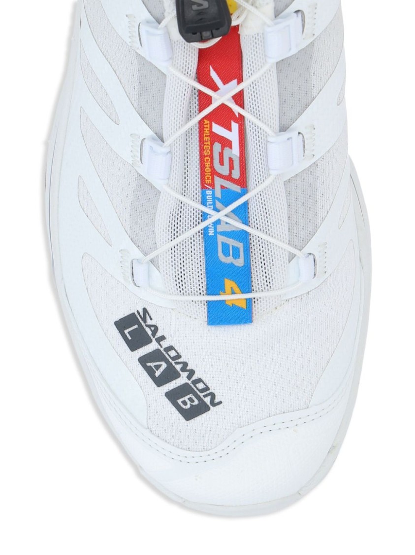 Salomon Two-tone Fabric Xt-4 Og Sneakers In White