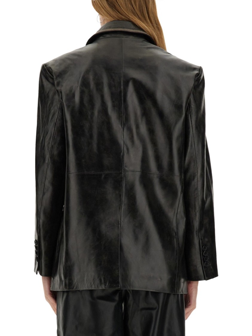 Shop Stand Studio "liara" Blazer In Brown