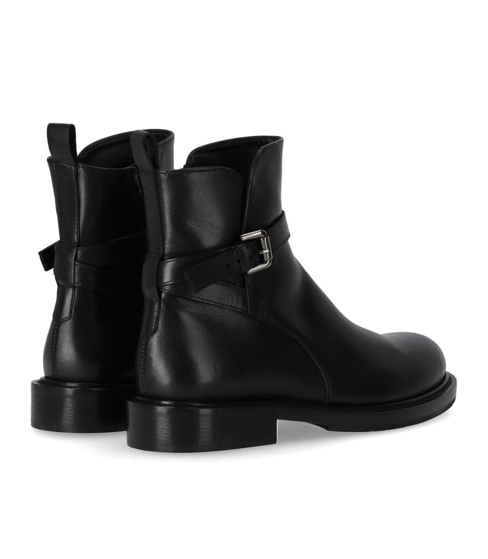 Guglielmo Rotta Peace Black Ankle Boot In Black