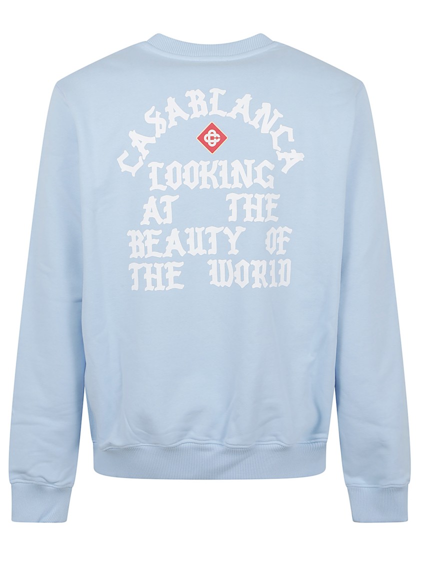 CASABLANCA CASABLANCA LOOKING AT THE BEAUTY OF THE WORLD SWEATSHIRT