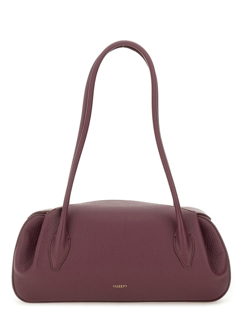 Yuzefi "oyster" Shoulder Bag In Gray