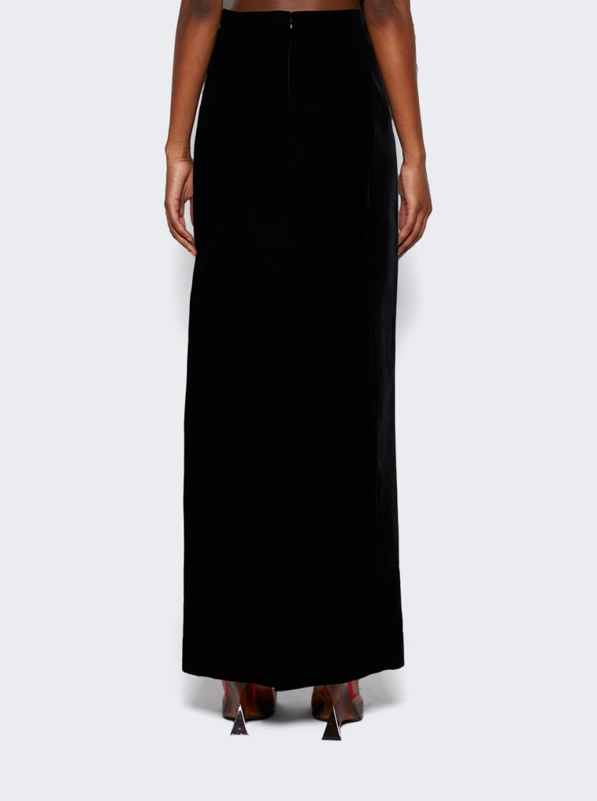 Shop Wardrobe.nyc Velvet Column Skirt