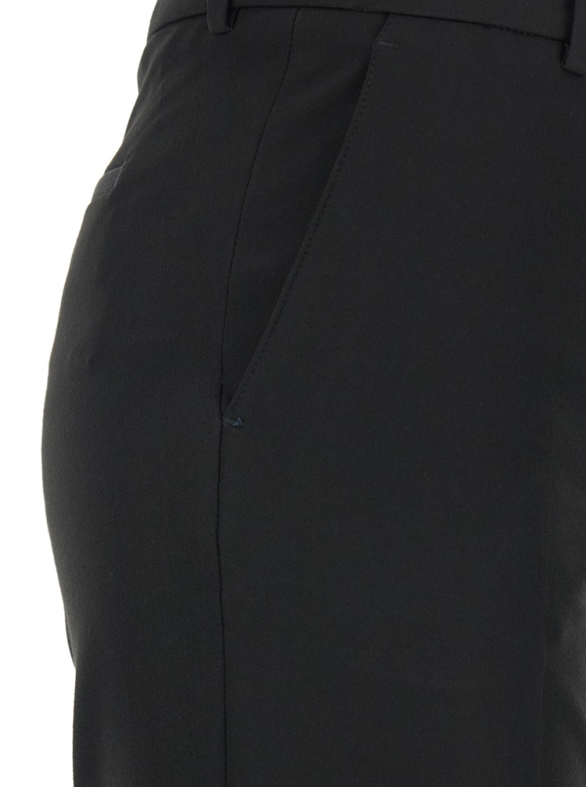 パンツ PT TORINO STRETCH FLUID TRICOTINE FLARE PANTS Pt Torino Stretch Fluid Tricotine Flare Pants In Black