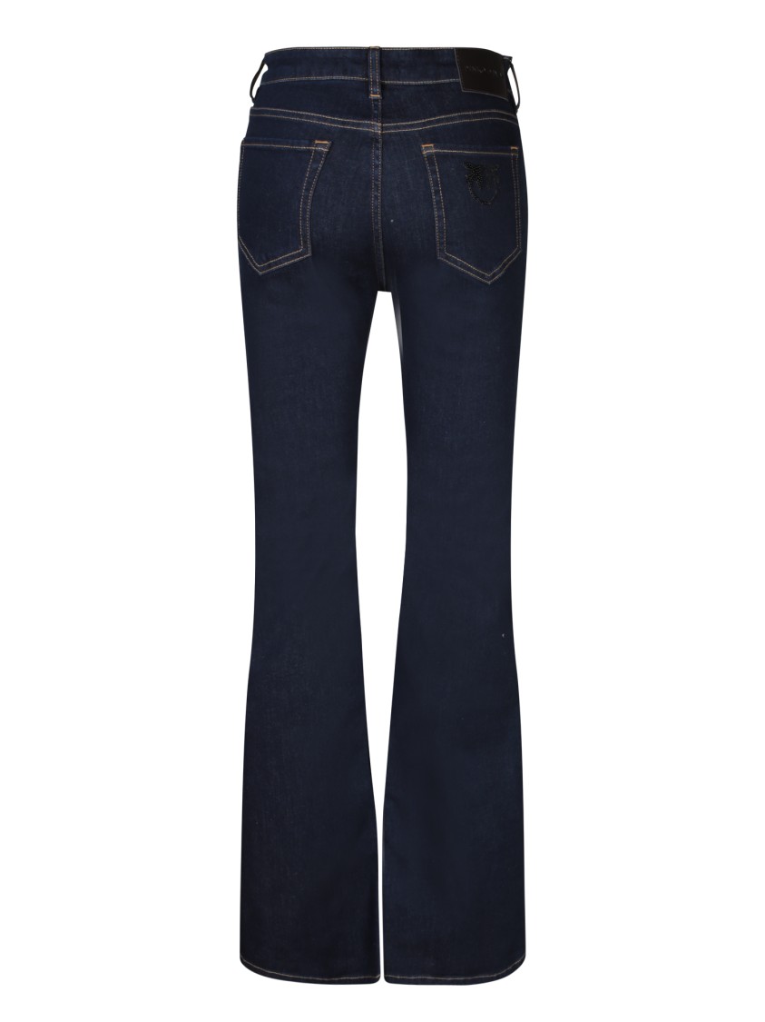 PINKO PINKO FLARED BLUE JEANS WITH STRETCH FABRIC AND CLASSIC DESIGN