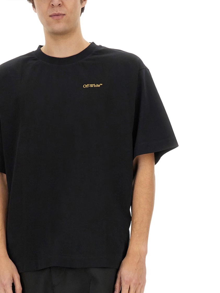 Shop Off-white Skate T-shirt In Black