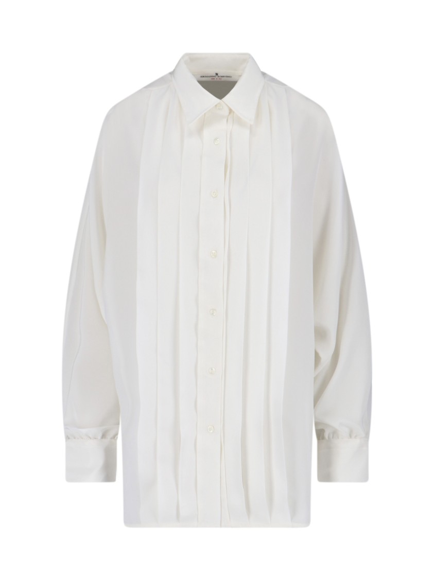 Ermanno Scervino Casual Shirt Button-down Collar In White