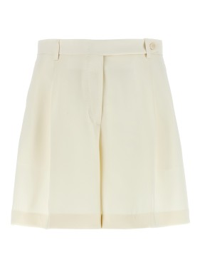 Brioni Camilla' Pants Straight in White | THE LIST