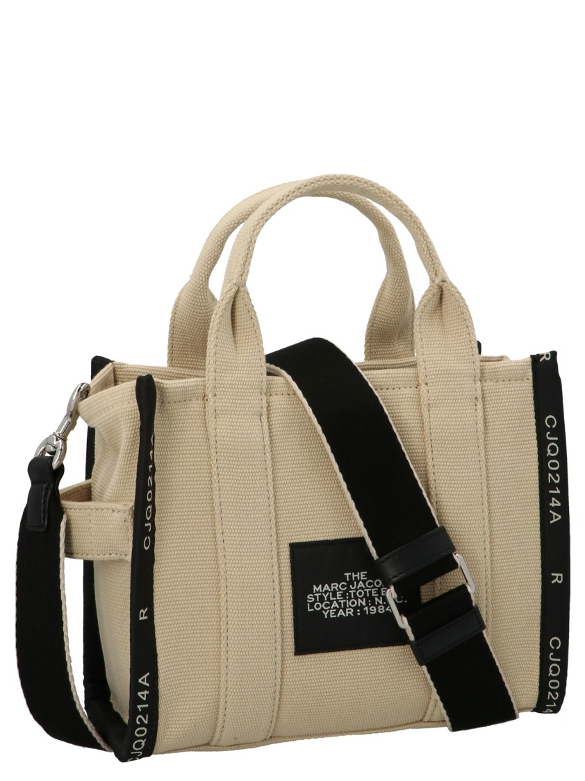 Marc Jacobs 'the Jacquard Small Tote' Hand Bag In Neutral