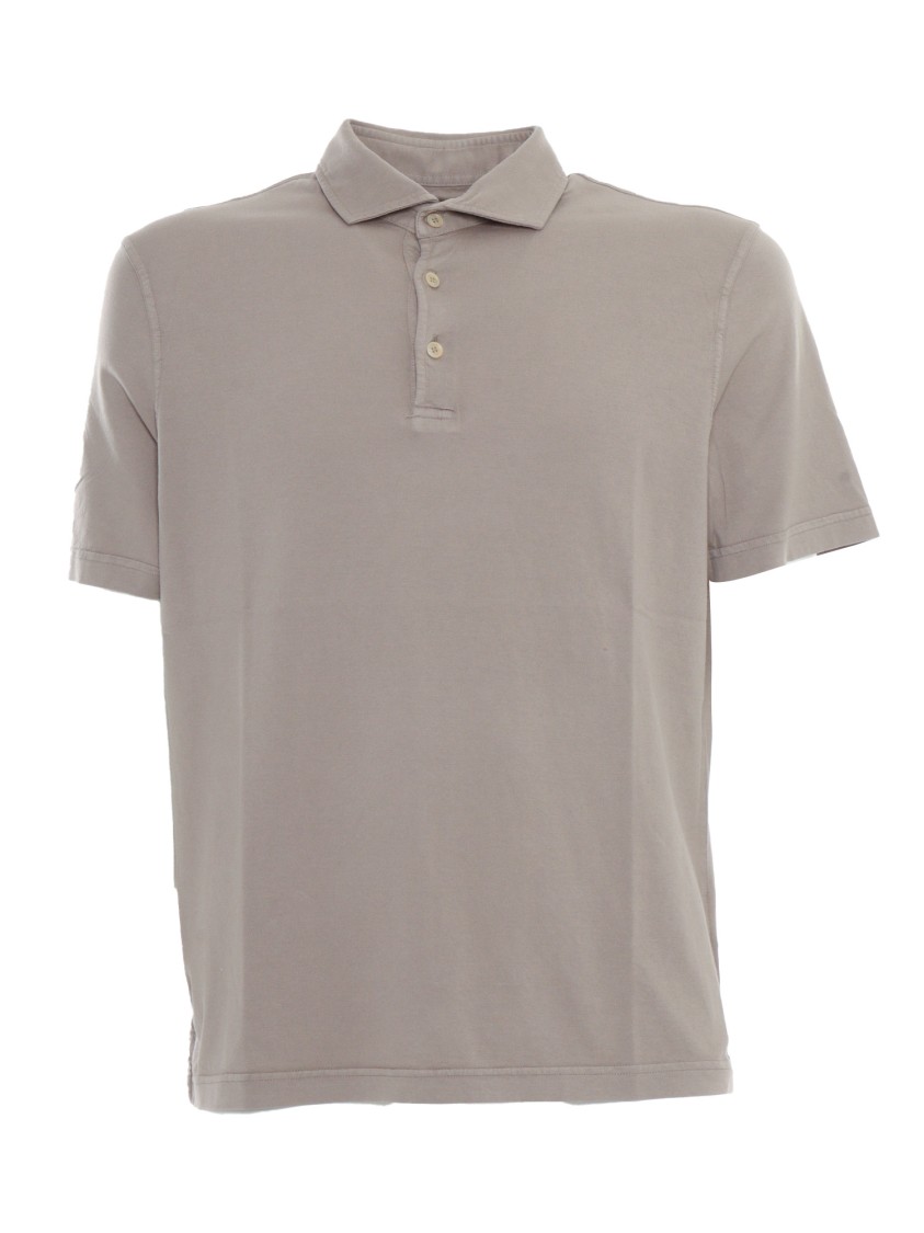 Fedeli Zero Cotton Jersey Polo Shirt In Brown