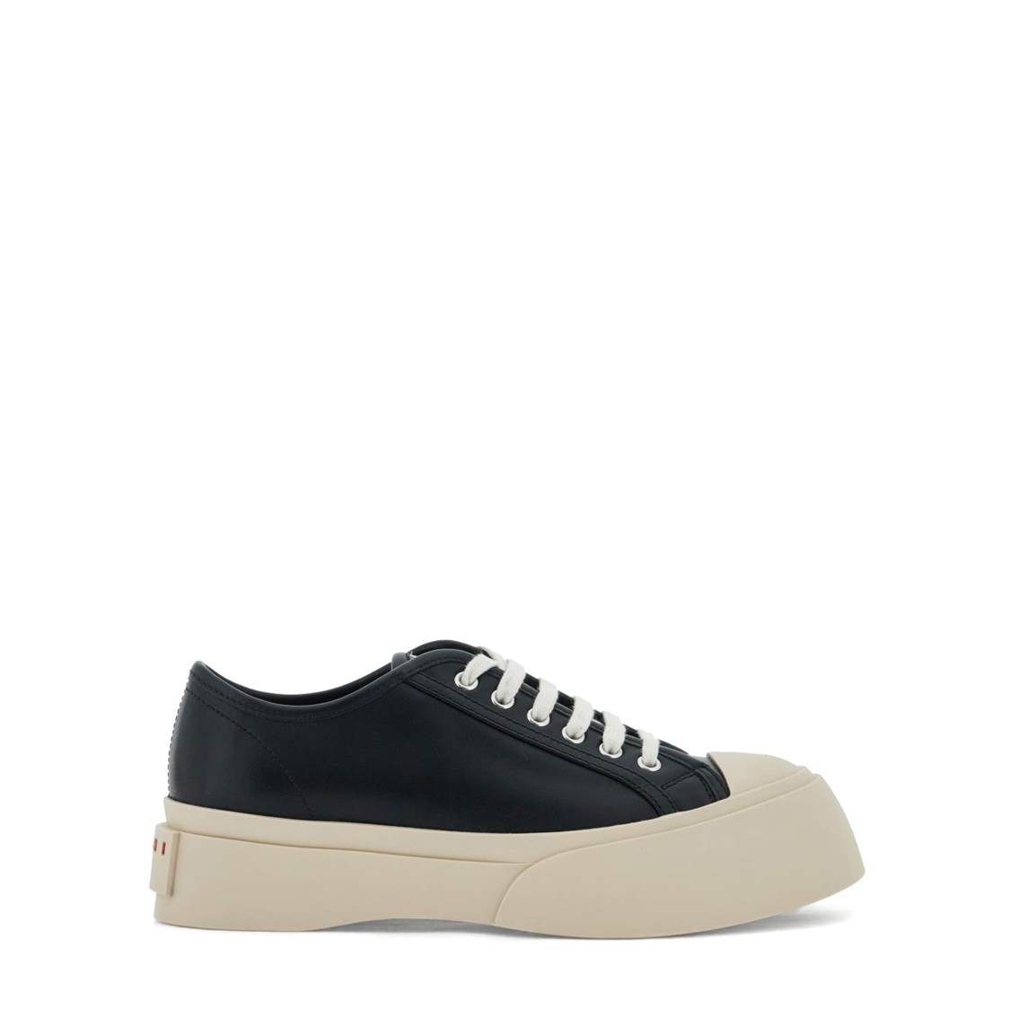 Shop Marni Textured Calf Hair And Leather Sneakers