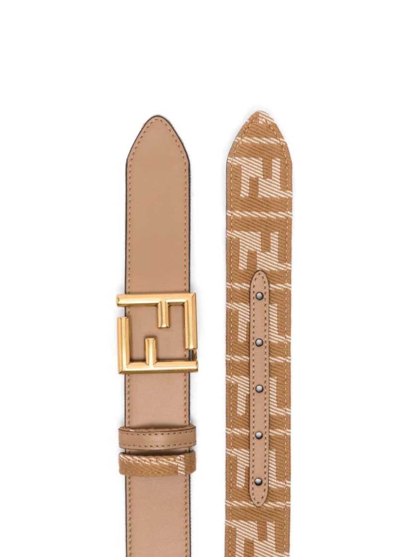 ベルト Fendi Camel Leather Belt With Prominent Ff Buckle Fendi Camel Leather Belt With Prominent Ff Buckle | THE LIST