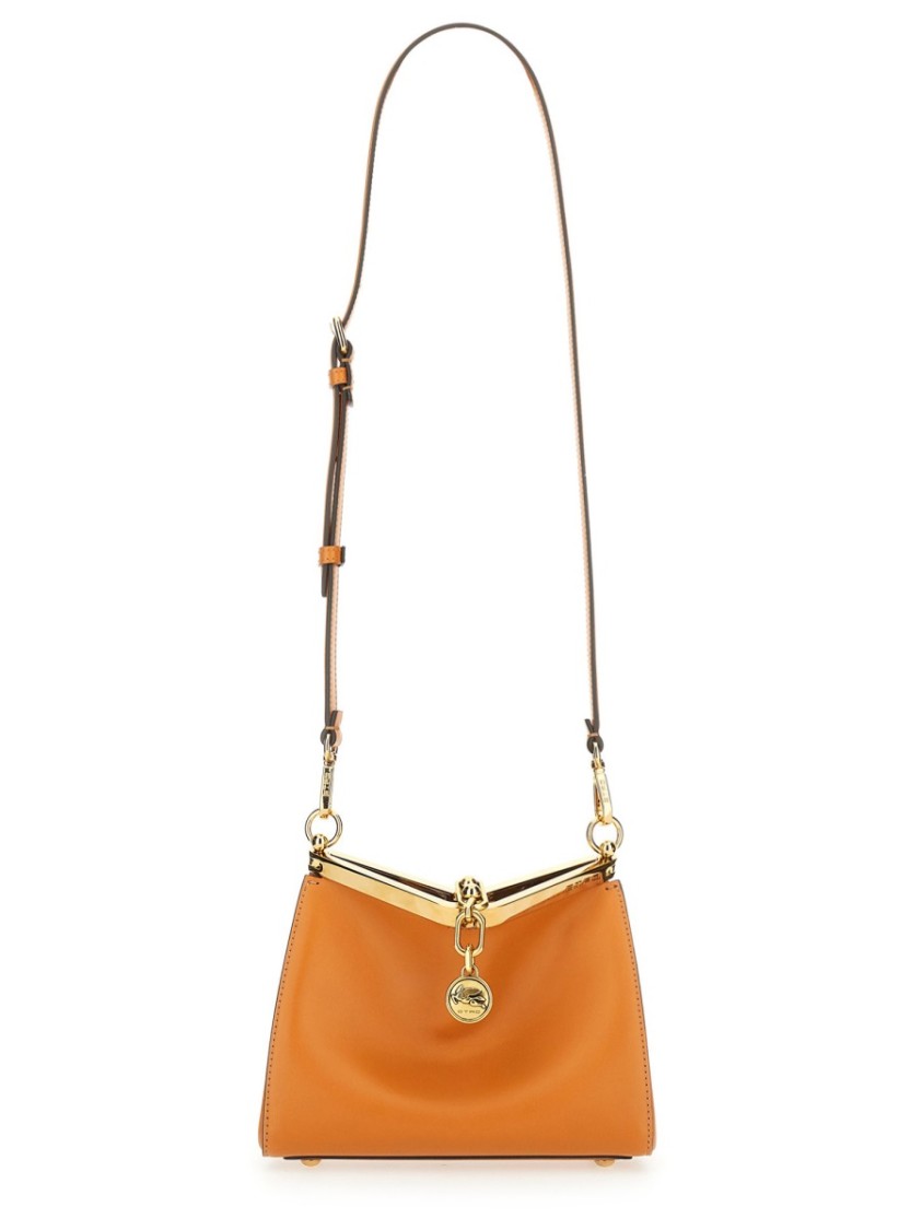 Etro Mini "sail" Bag In Orange