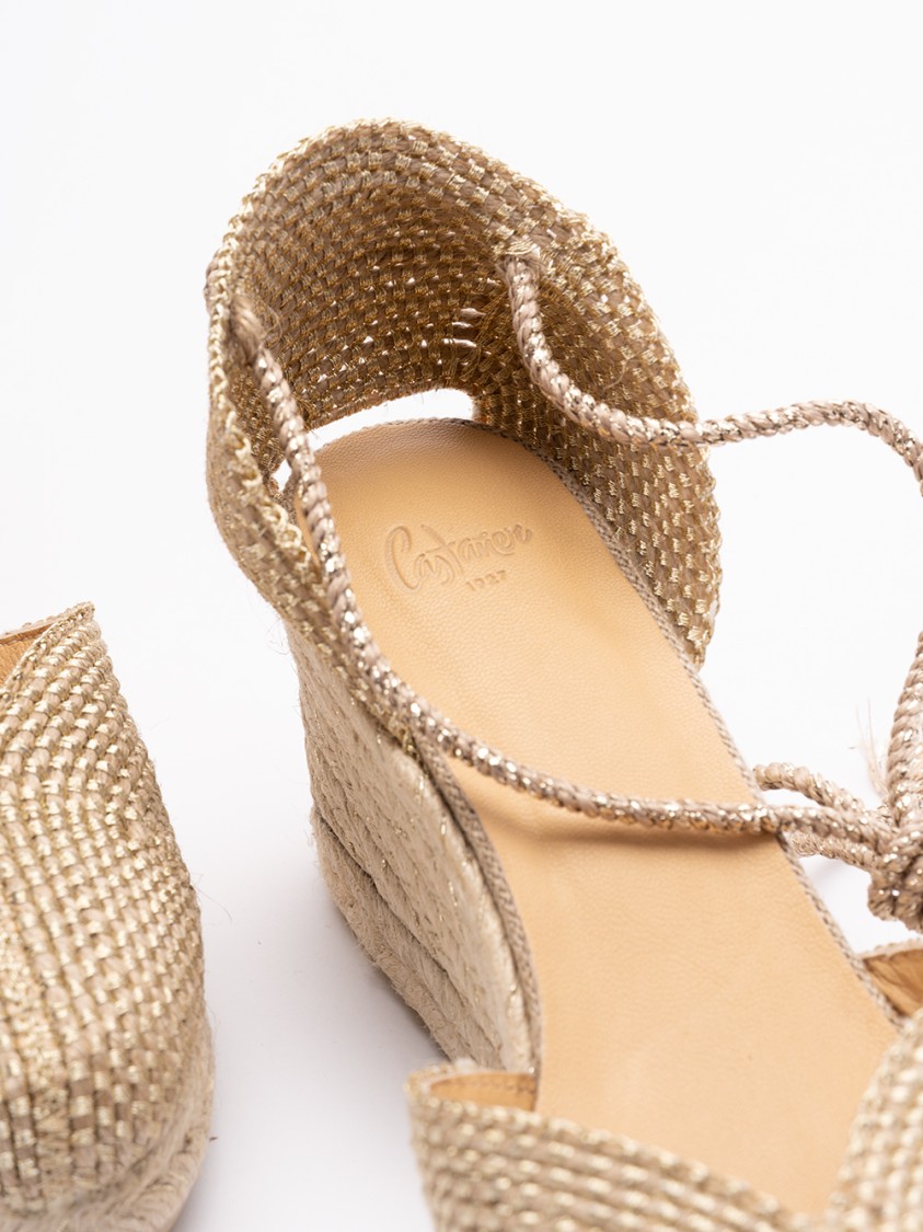 Castaã±er Castaner `cora/6/256` Wedge Espadrilles In Gold