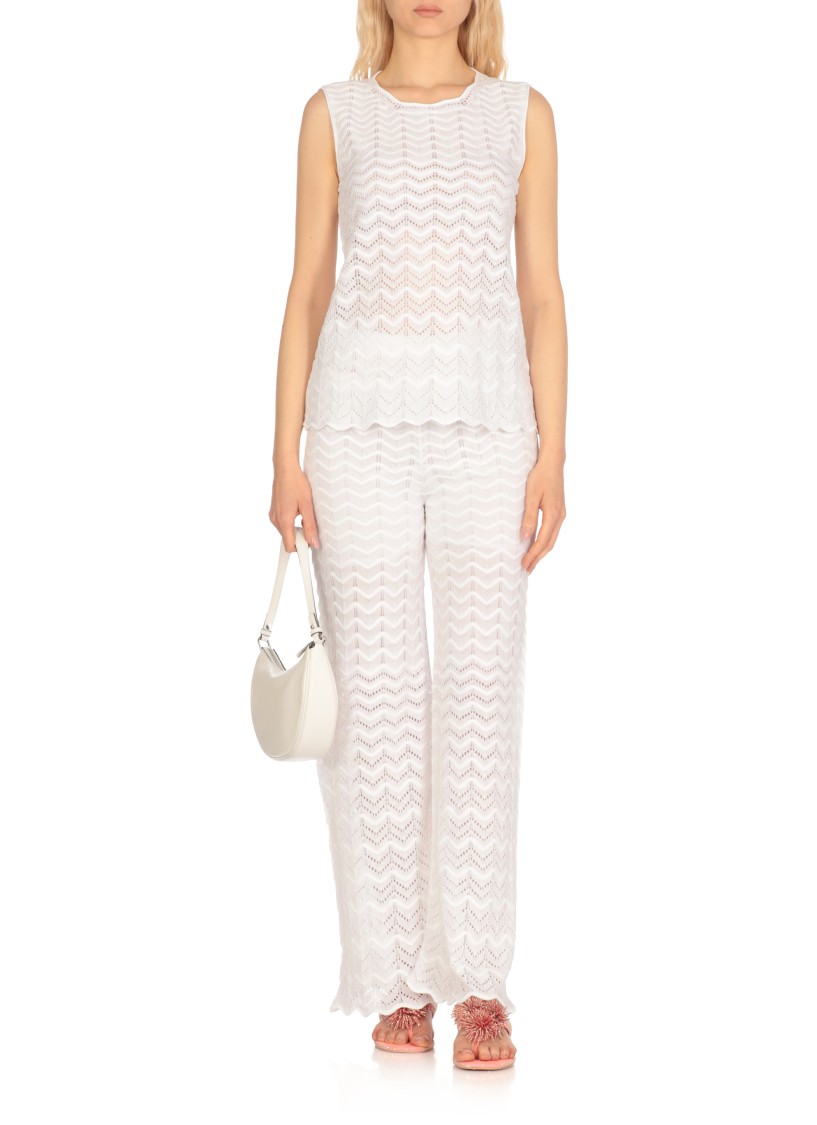 Shop D Exterior D. Exterior White Viscose Top