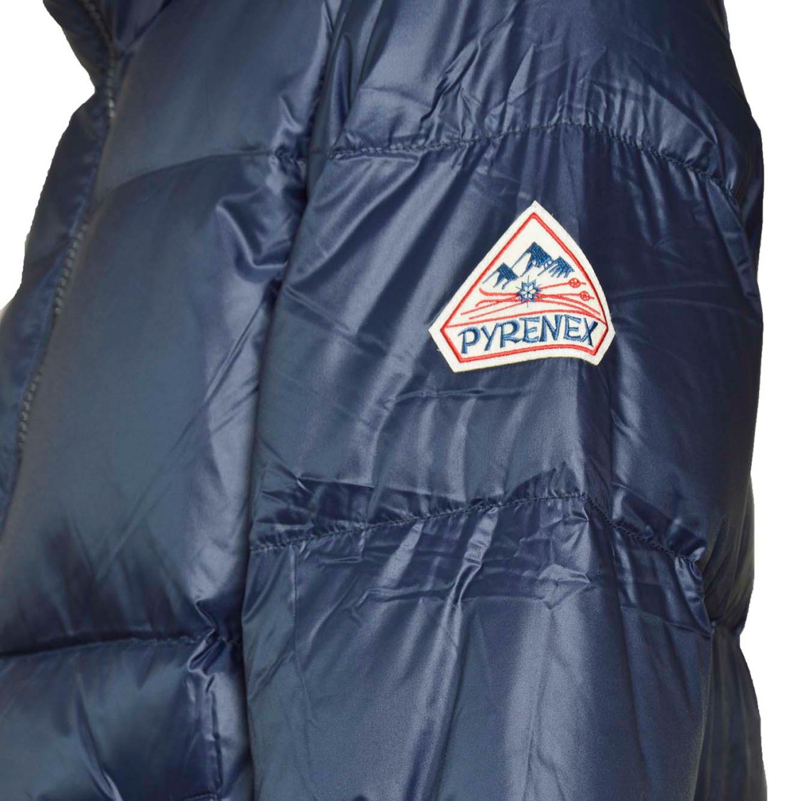PYRENEX PYRENEX BLUE MATTE NYLON SHIFT PUFFER JACKET