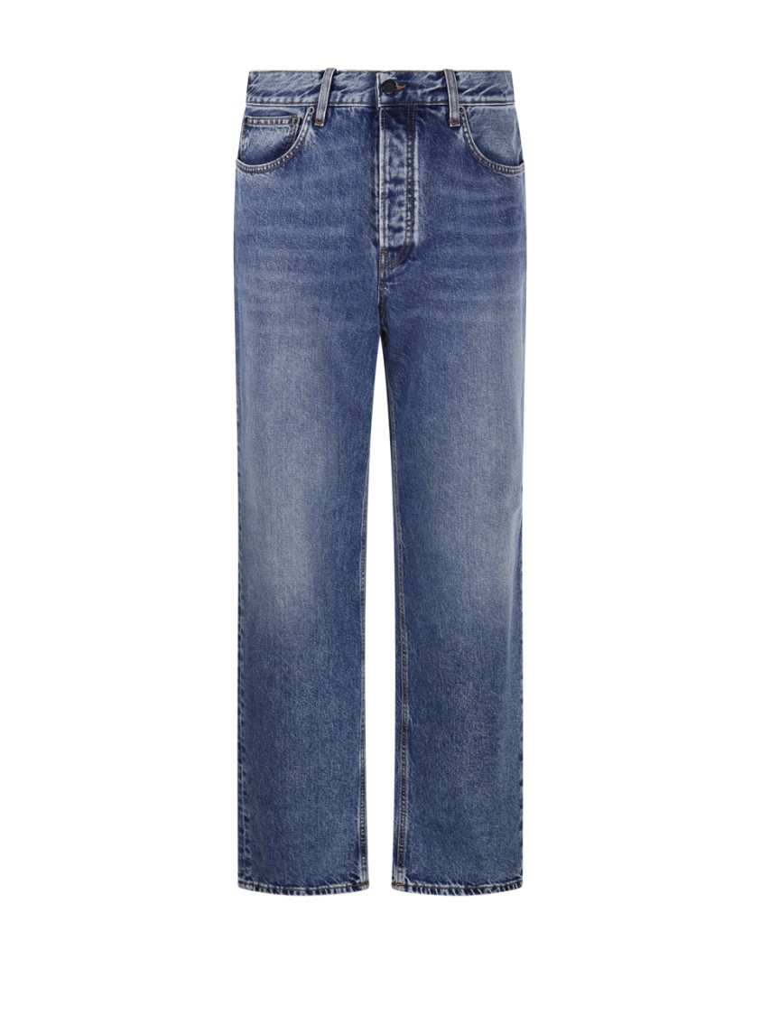 Haikure Logan Worker Jeans In Blue