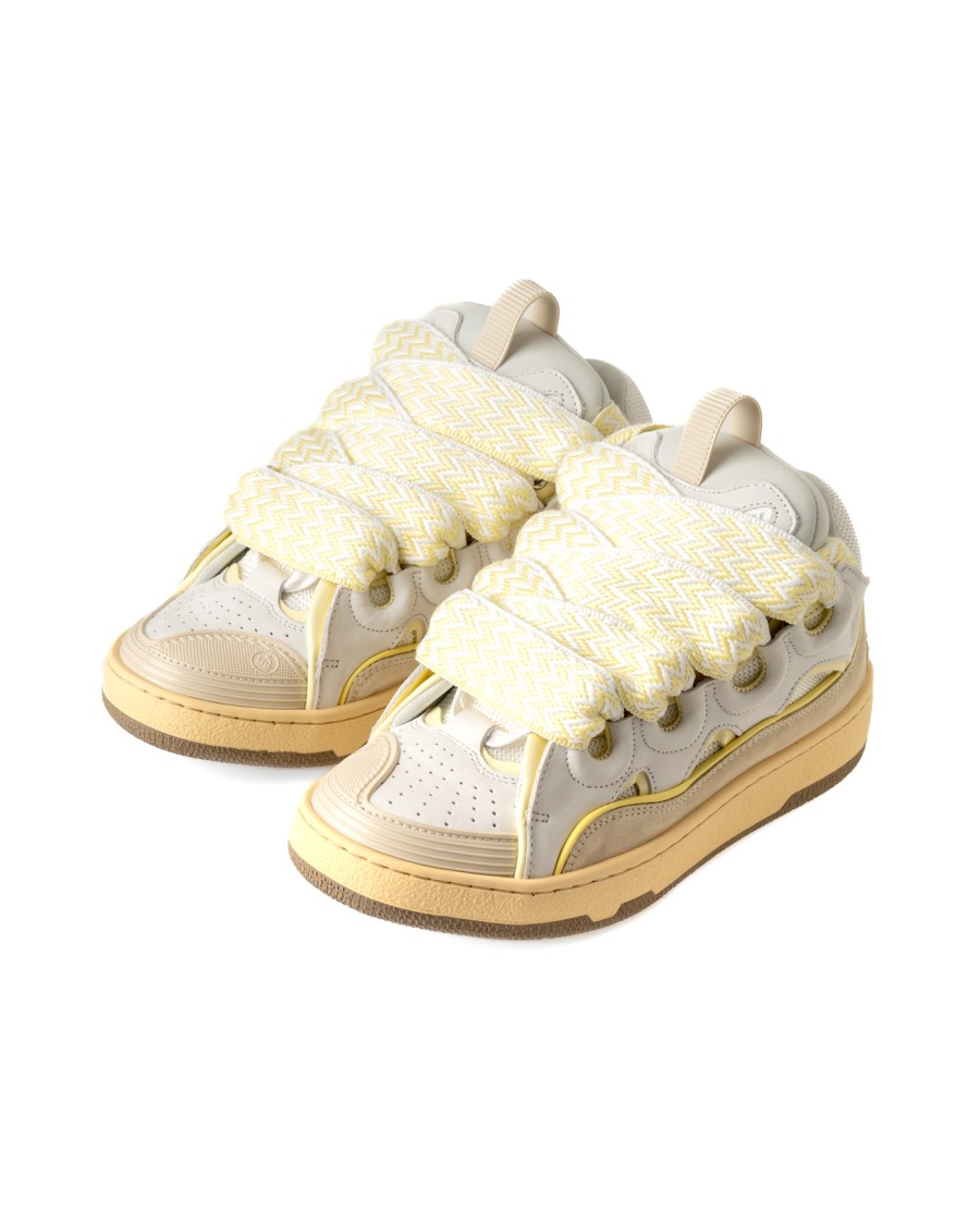 Lanvin The Curb Sneaker In Neutral