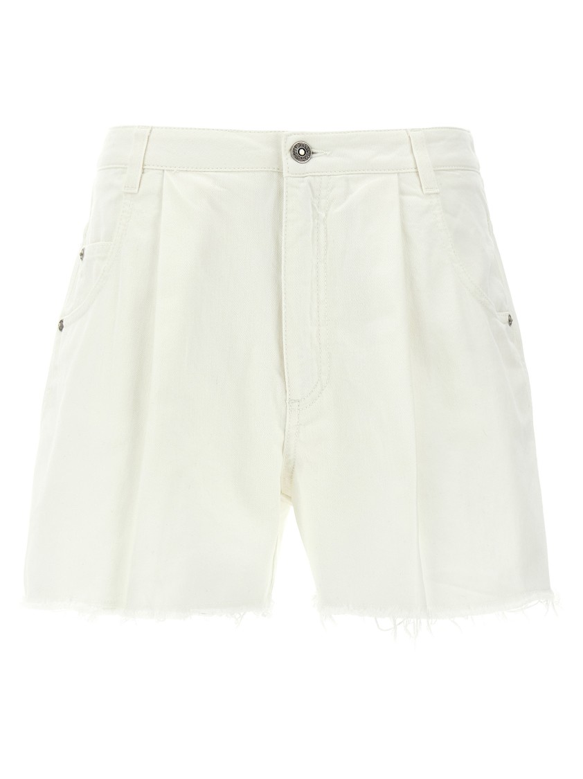 Ermanno Scervino Denim Bermuda Shorts Bermuda And Short In White