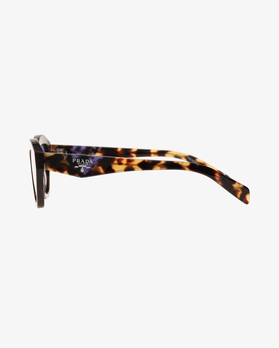 Prada Acetate Cat-eye Sunglasses With Logo-embellished Temples