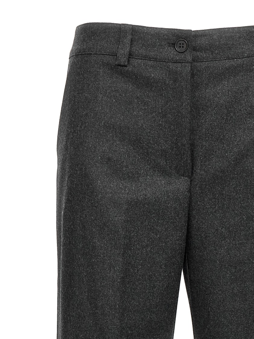 P.a.r.o.s.h . Wool And Cashmere Blend Cargo Pants In Black
