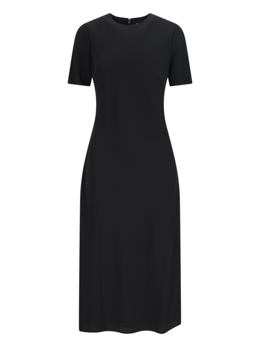 Shop Calvin Klein Classic Black Midi Dress