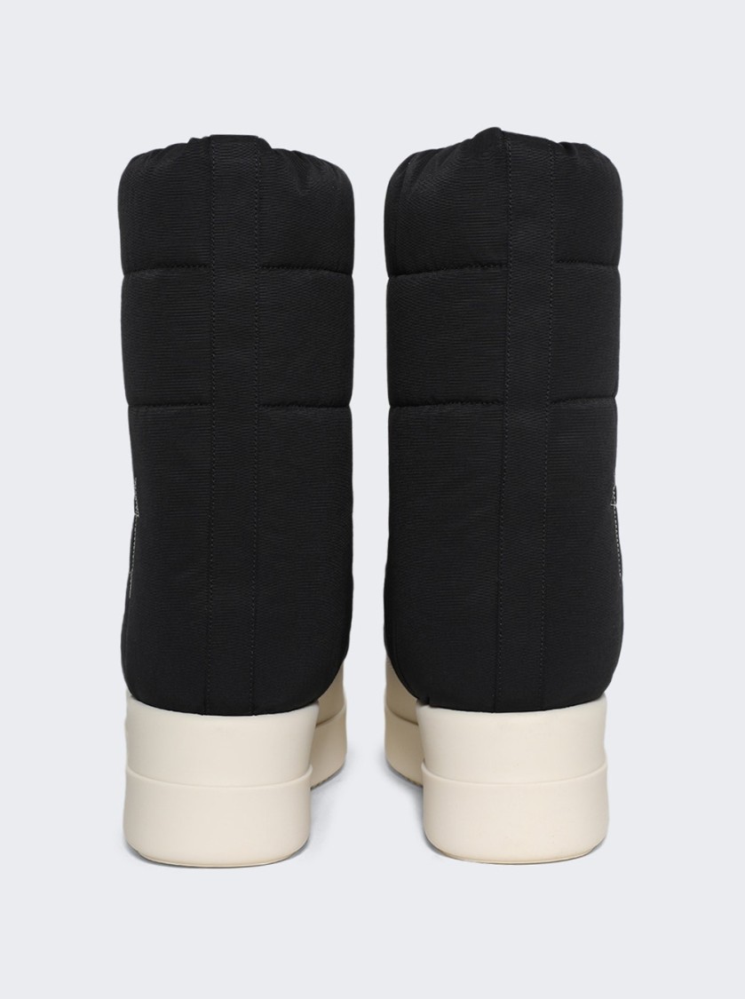 Shop Rick Owens Drkshdw Drkshdw By Rick Owens Mega Bumper Lunar Boot Black And Pearl