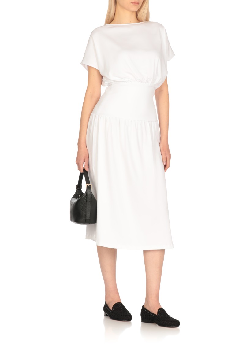 Shop Fabiana Filippi White Coton Dress