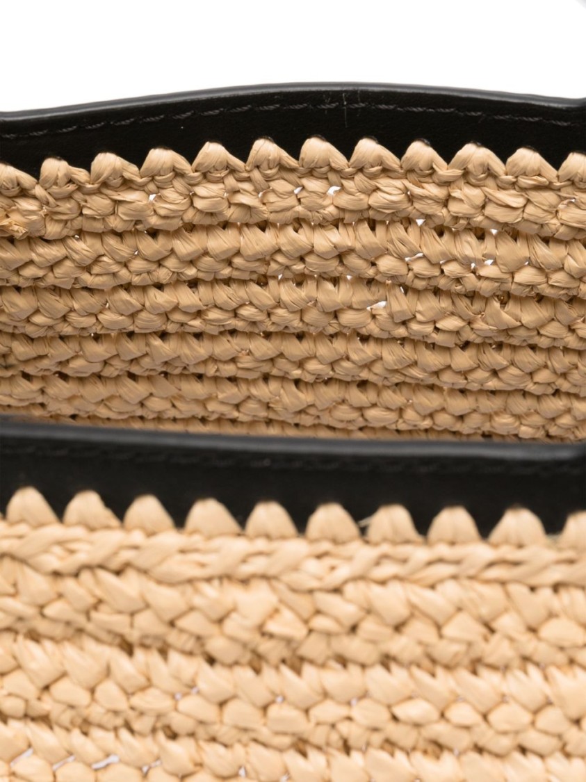 Michael Kors Jordi Small Hand-crocheted And Leather Tote Bag
