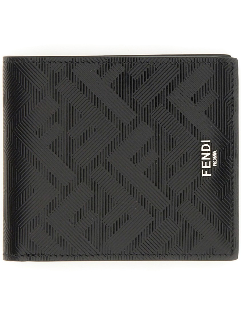 Fendi Diagonal Wallet Wallets Black