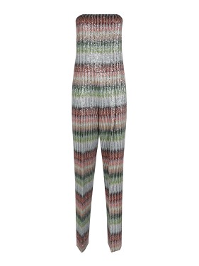 Missoni Black Bouclé Knit Coat With Lame Chevron Trench Coat