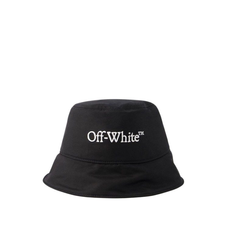 ハット Off-White Ny Logo Bucket Hat - Cotton - Black/White Off-White Ny Logo Bucket Hat - Cotton - Black/White | THE LIST