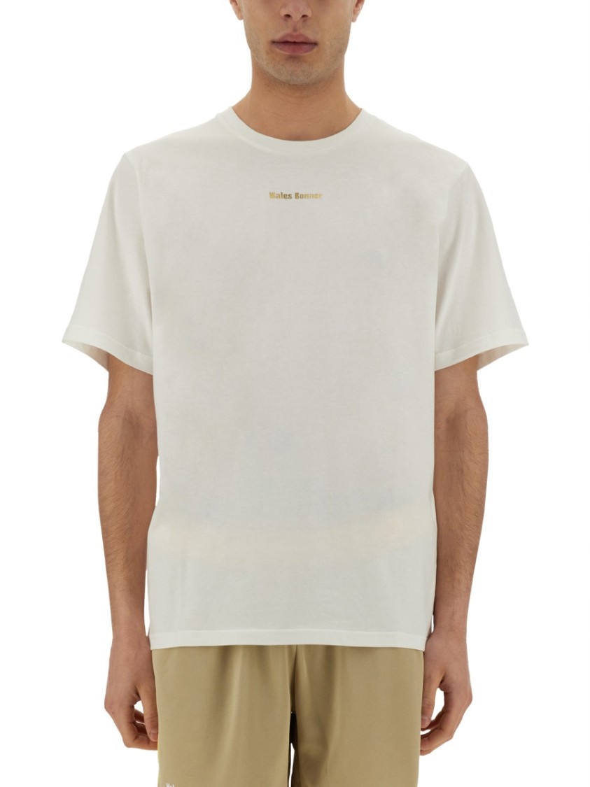 Shop Wales Bonner "original" Cotton T-shirt In White