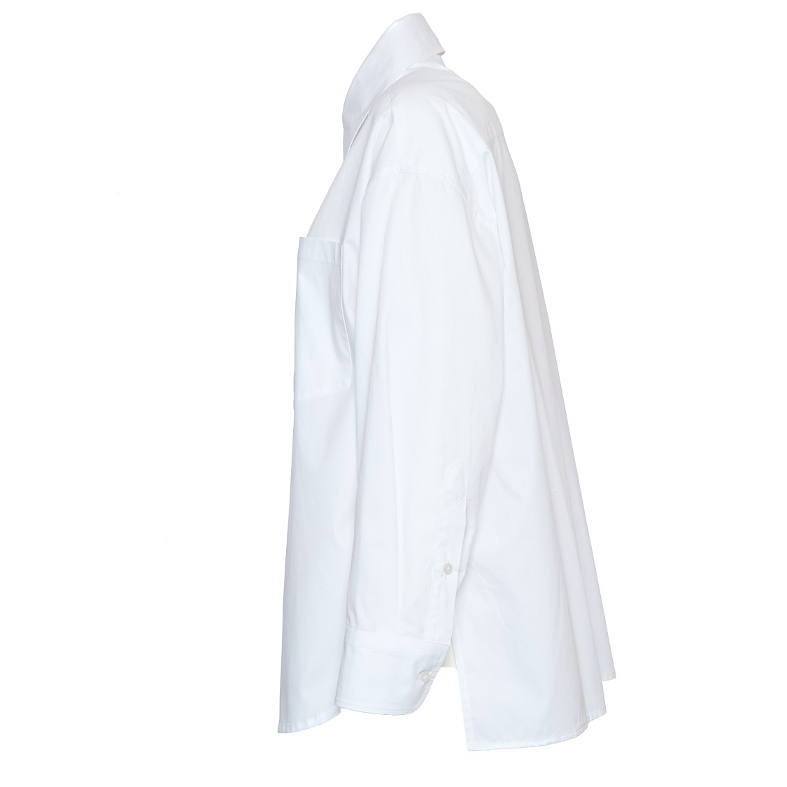 Dondup White Shirt With Lace Detailing And Geometric Cutouts In White