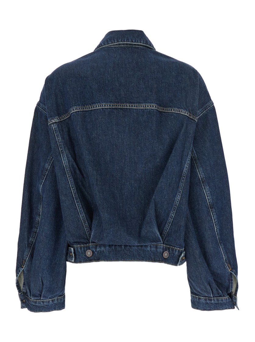 Shop Agolde Blue 'dalton' Denim Jacket
