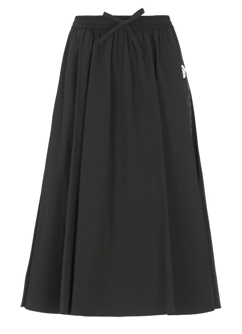 Kenzo Boke Flower 2.0 Skirt With Flared Hem And Bow Detail In Black