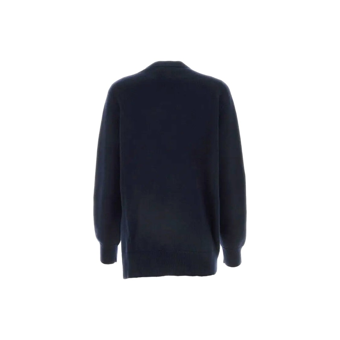 Loewe Cashmere Cardigan With Asymmetric Hemline In Black