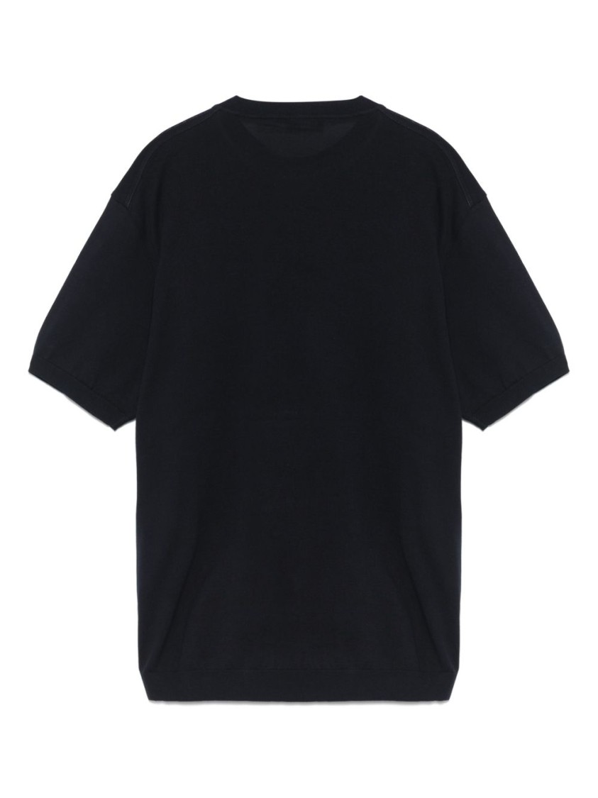 Shop Paul & Shark Relaxed Fit Crew Neck T'-shirt In Black