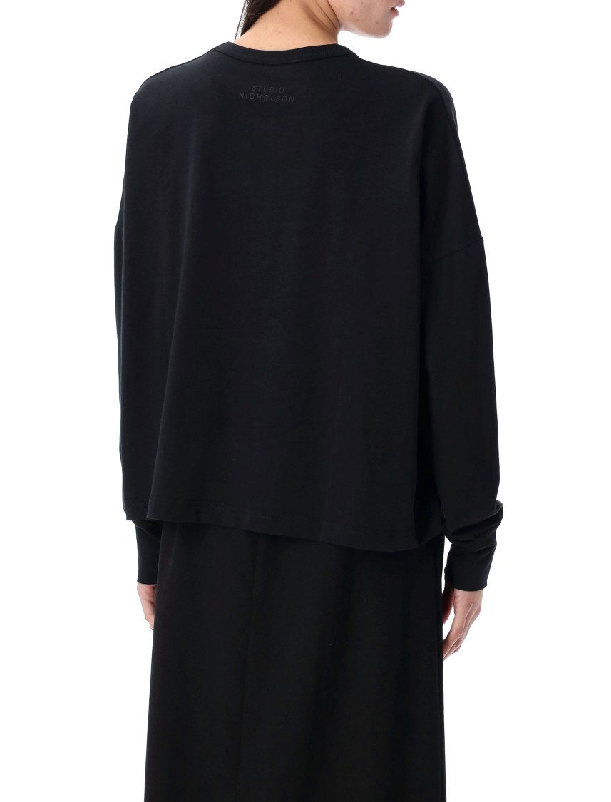 Shop Studio Nicholson Loop T-shirt In Black