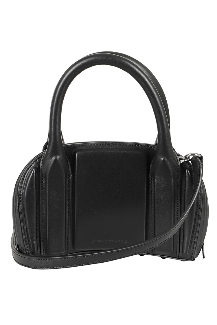 Alexander Wang Women Black Nappa Leather Roc Small Handbag In Black