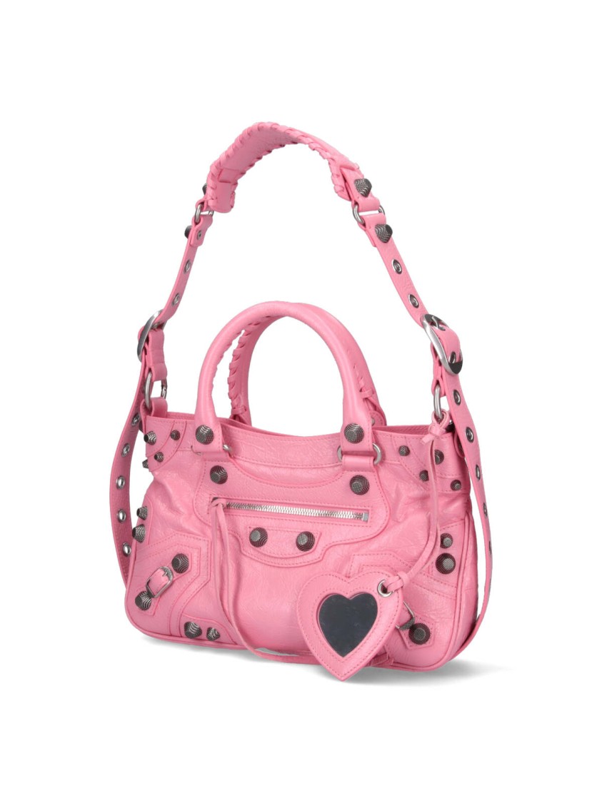Shop Balenciaga Medium 'neo Cagole' Shoulder Bag – Pink